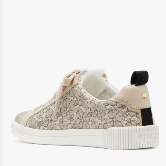 Kate Spade flower sneakers Color: Neutral Multi - Picture 5 of 8